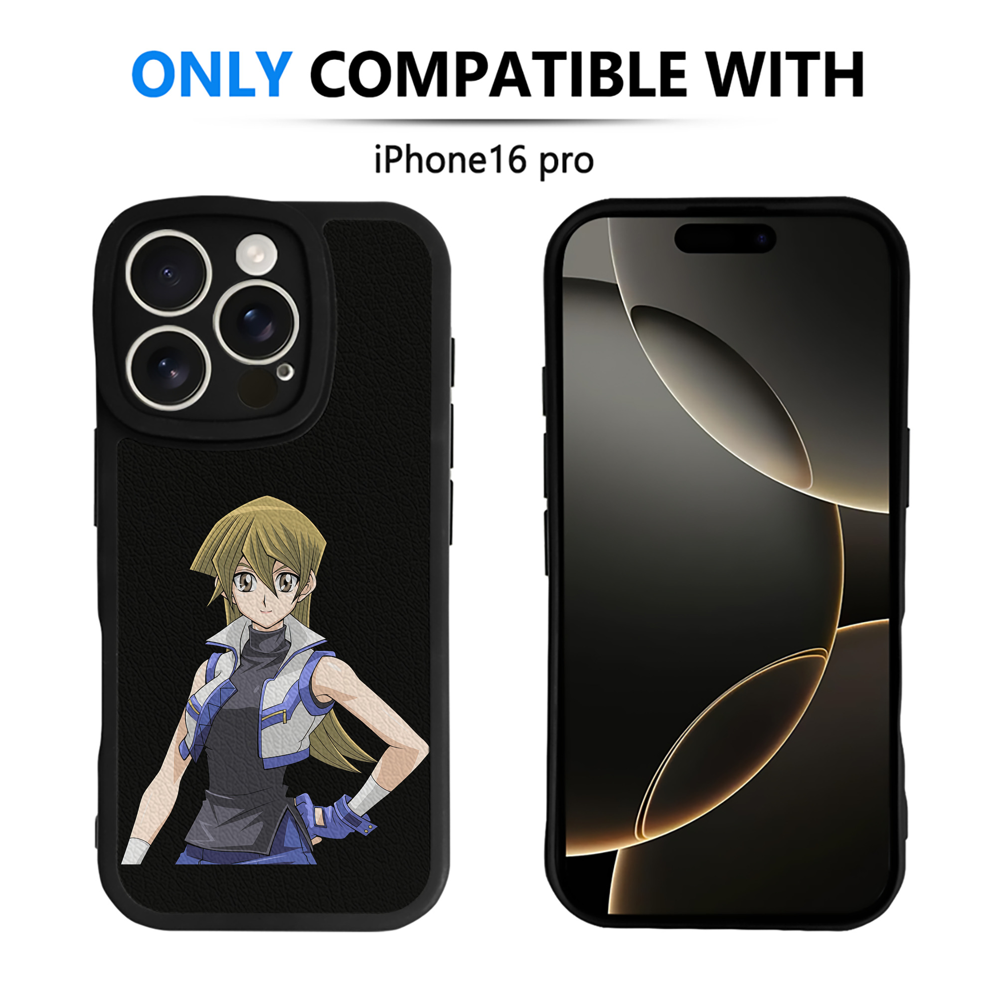 遊☆戯☆王 Yu-Gi-Oh! 【iPhone 16シリーズ対応】シリコンスマホケース（レザー調） 材質：シリコン